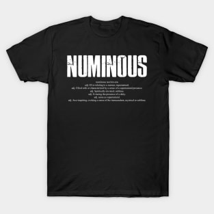 Numinous Dictionary Word Definition T-Shirt